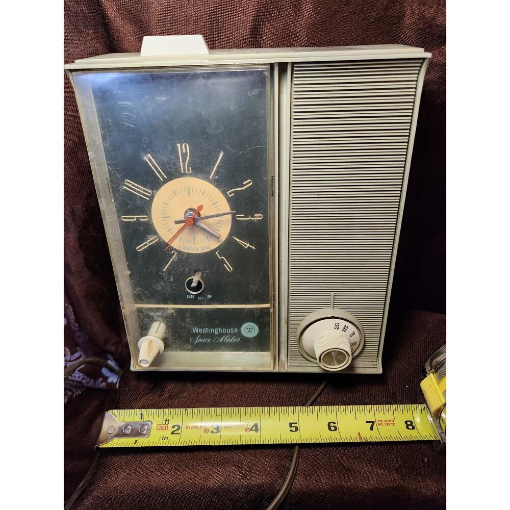 Westinghouse Space Maker tube Radio Vintage 1960s MCM Retro Model H210L5 - Picture 8 of 9